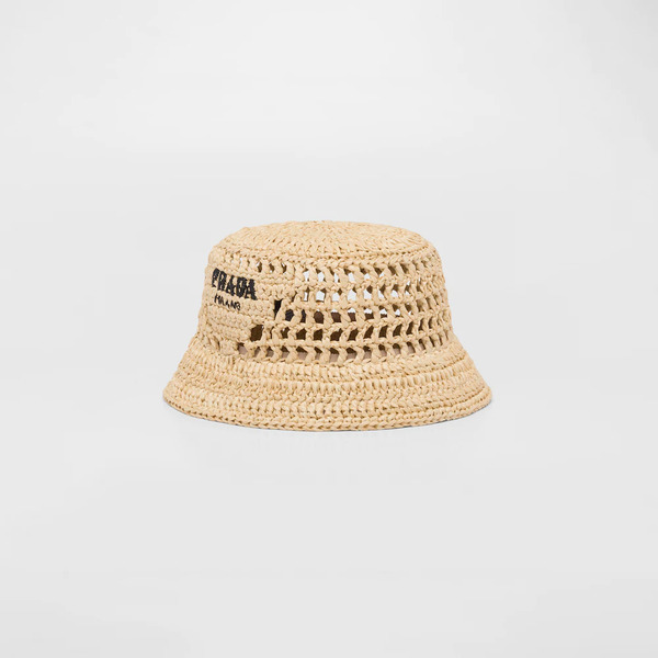 Natural Raffia Bucket Hat 