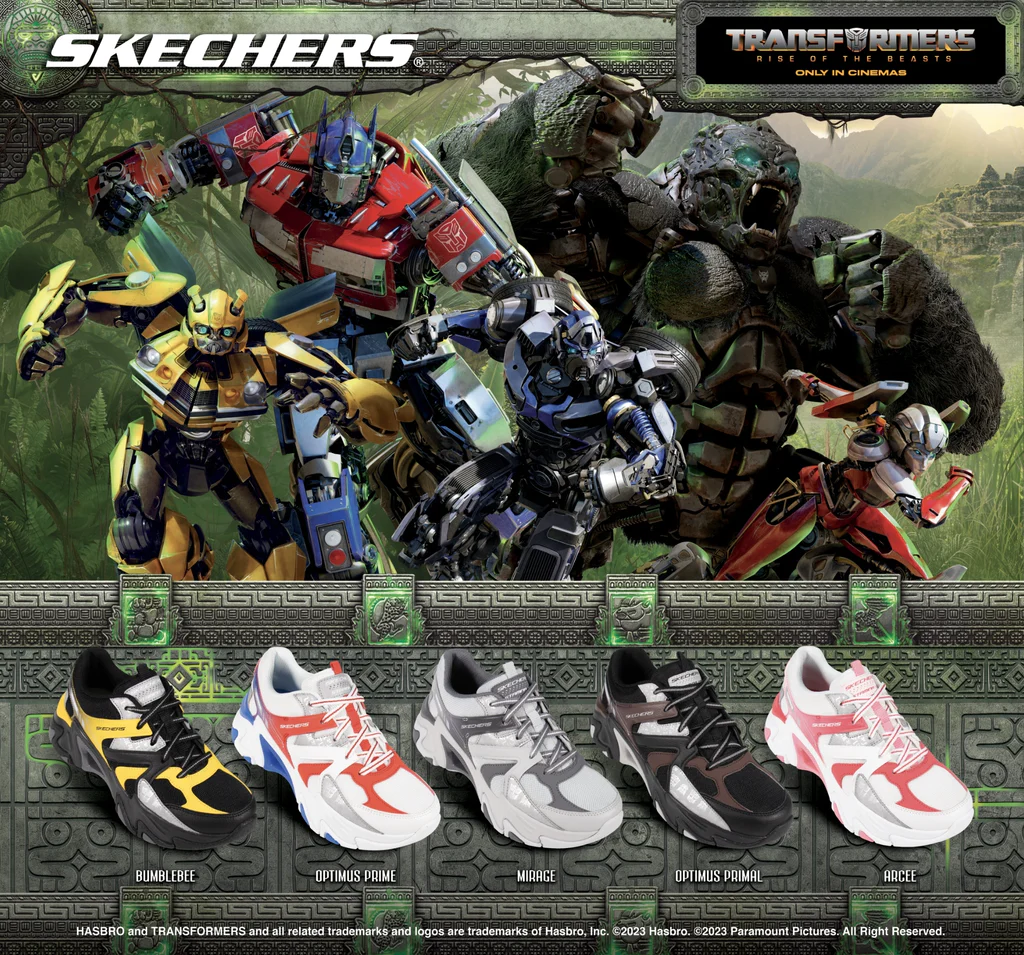เปิดตัว “Skechers X Transformers : Rise of the Beasts collection”