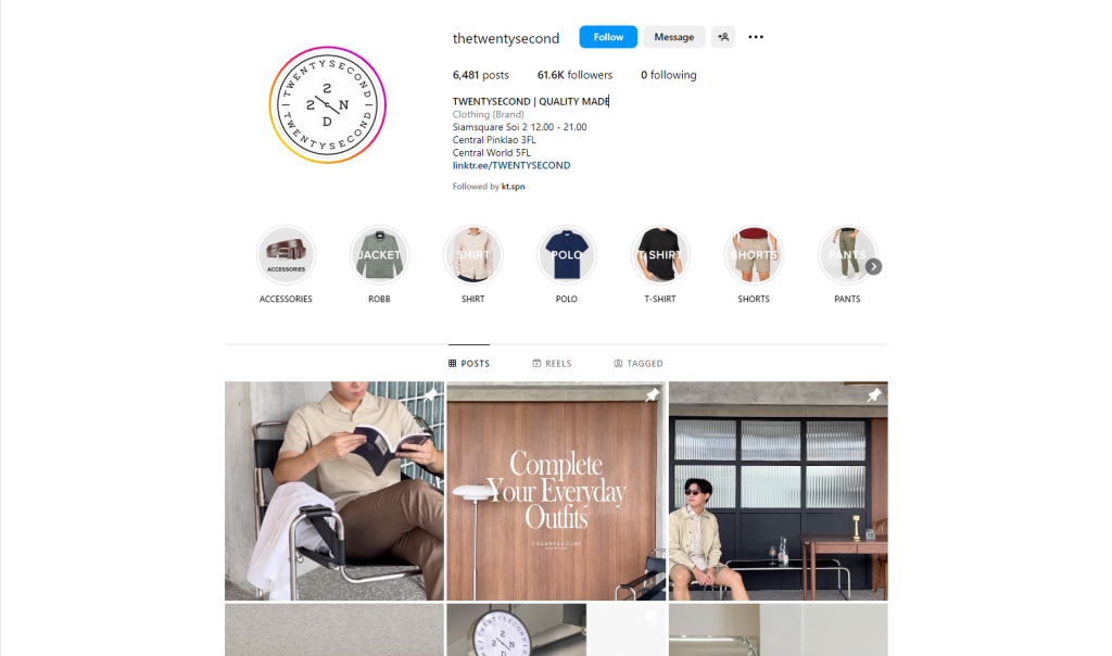 ร้านเสื้อผ้าแถวสยาม The Twentysecond
