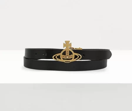 Small Line Orb Buckle Belt